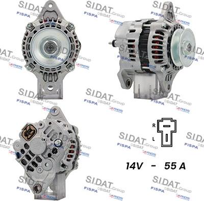 Sidat A12MH1086A2 - Генератор autospares.lv