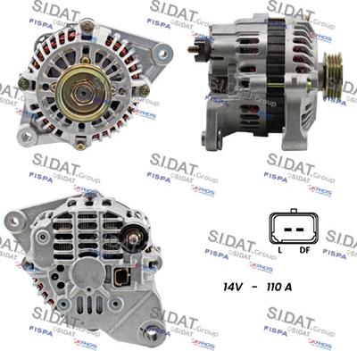 Sidat A12MH1247 - Генератор autospares.lv