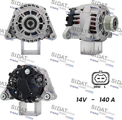 Sidat A12VA0647A2 - Генератор autospares.lv