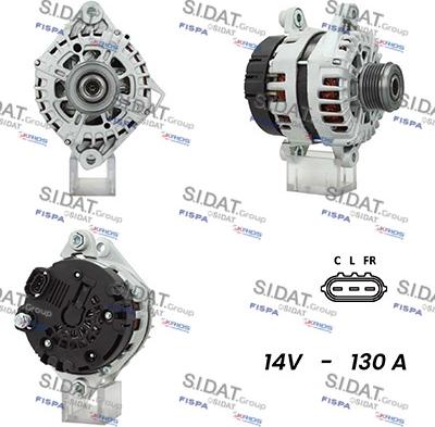 Sidat A12VA0686A2 - Генератор autospares.lv