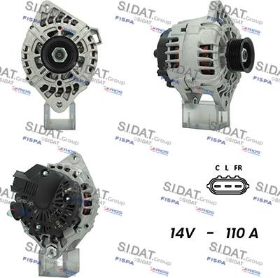 Sidat A12VA0673A2 - Генератор autospares.lv