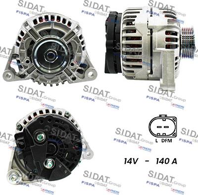 Sidat A12VA0094A2 - Генератор autospares.lv