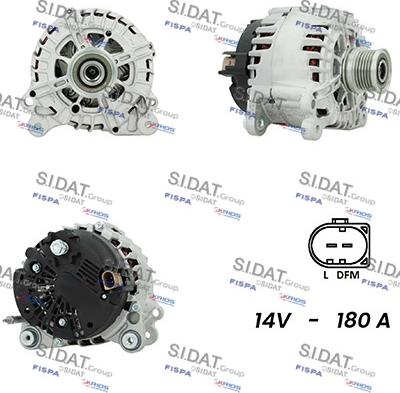 Sidat A12VA0098A2 - Генератор autospares.lv