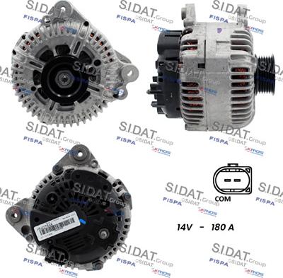 Sidat A12VA0074 - Генератор autospares.lv