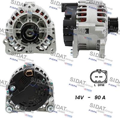 Sidat A12VA0131A2 - Генератор autospares.lv