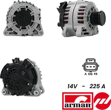 Sidat A12VA0307AS - Генератор autospares.lv