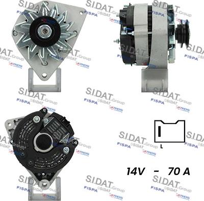 Sidat A12VA0798A2 - Генератор autospares.lv