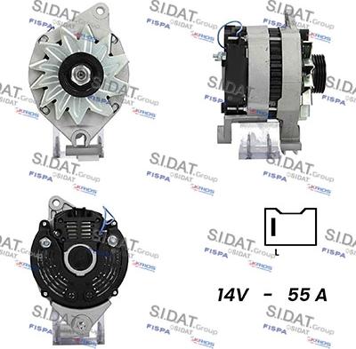 Sidat A12VA0797A2 - Генератор autospares.lv