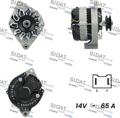 Sidat A12VA1003A2 - Генератор autospares.lv