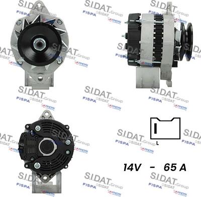 Sidat A12VA1084A2 - Генератор autospares.lv