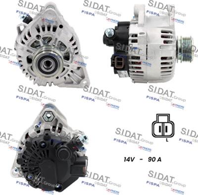 Sidat A12VA1172A2 - Генератор autospares.lv