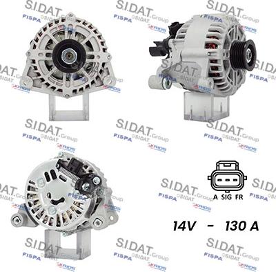 Sidat A12VS0585A2 - Генератор autospares.lv