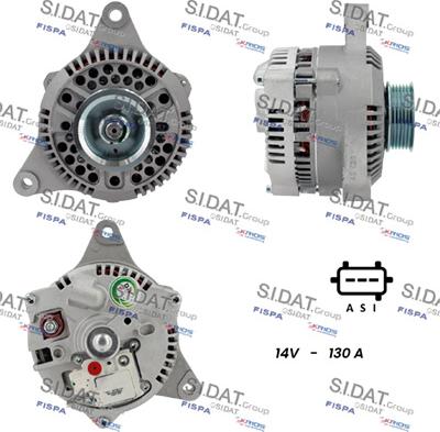 Sidat A12VS1278A2 - Генератор autospares.lv