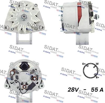 Sidat A24BH0029A2 - Генератор autospares.lv