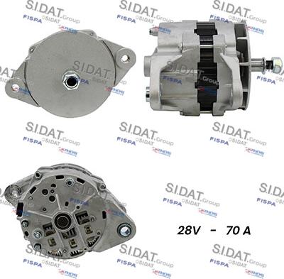 Sidat A24DR0072A2 - Генератор autospares.lv