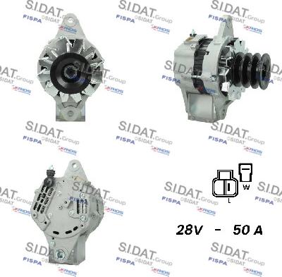 Sidat A24MH0017A2 - Генератор autospares.lv