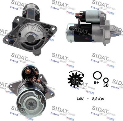 Sidat S12MH0021 - Стартер autospares.lv