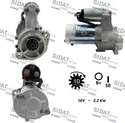 Sidat S12VA0174 - Стартер autospares.lv