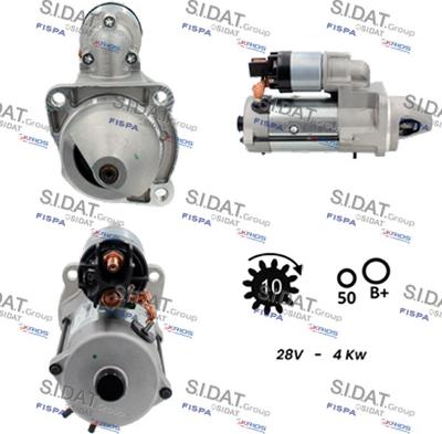 Sidat S24BH0049 - Стартер autospares.lv