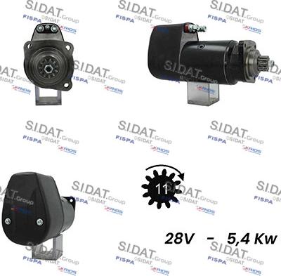 Sidat S24BH0102A2 - Стартер autospares.lv