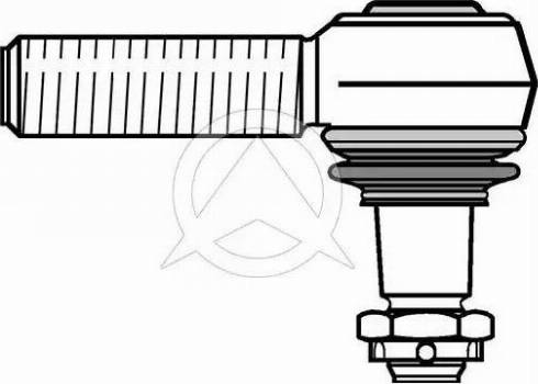 Sidem 680631 - Наконечник рулевой тяги, шарнир autospares.lv