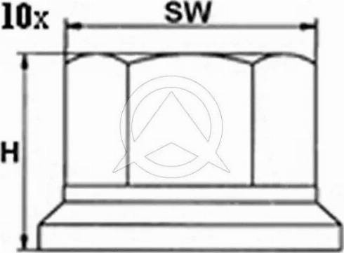 Sidem 14420 - Гайка крепления колеса autospares.lv