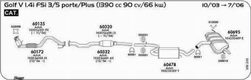 Sigam 90051 - Соединительные элементы, система выпуска autospares.lv