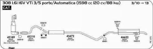 Sigam 045015 - Крепление системы выпуска ОГ autospares.lv