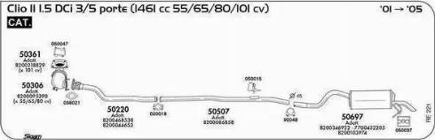 Sigam 020018 - Соединительные элементы, система выпуска autospares.lv