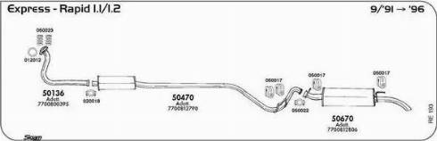 Sigam 012012 - Уплотнительное кольцо, труба выхлопного газа autospares.lv