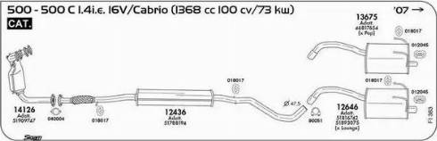 Sigam 018017 - Крепление системы выпуска ОГ autospares.lv