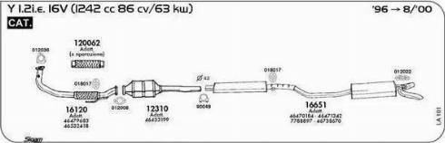 Sigam 012022 - Крепление системы выпуска ОГ autospares.lv