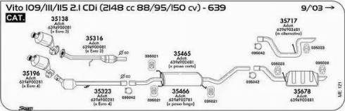 Sigam 035042 - Соединительные элементы, система выпуска autospares.lv
