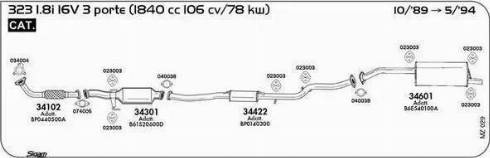 Sigam 040038 - Прокладка, труба выхлопного газа autospares.lv