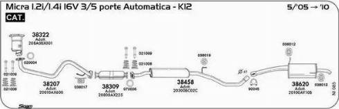 Sigam 070006 - Уплотнительное кольцо, труба выхлопного газа autospares.lv