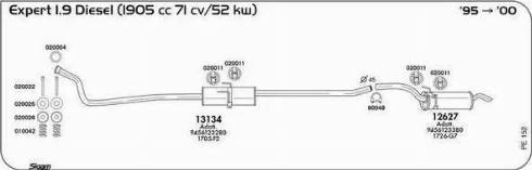 Sigam 020011 - Крепление системы выпуска ОГ autospares.lv