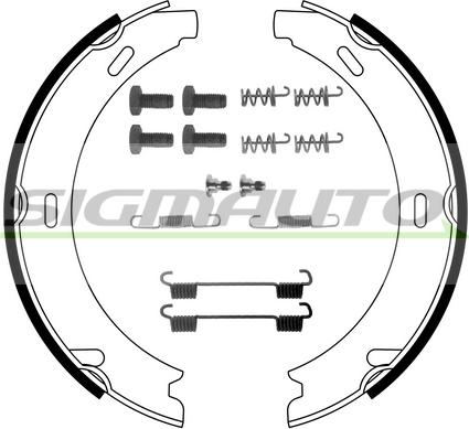 SIGMAUTO 1325-1 - Комплект тормозов, ручник, парковка autospares.lv