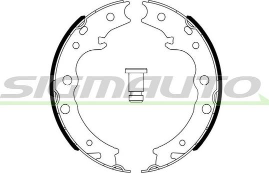 SIGMAUTO SFA646 - Комплект тормозов, ручник, парковка autospares.lv