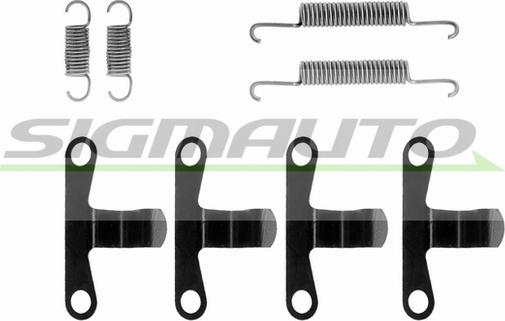 SIGMAUTO SK0594 - Комплектующие, барабанный тормозной механизм autospares.lv