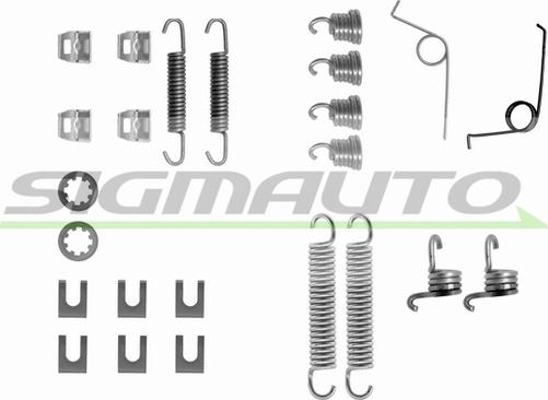 SIGMAUTO SK0545 - Комплектующие, барабанный тормозной механизм autospares.lv