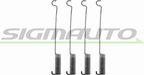 SIGMAUTO SK0575 - Комплектующие, барабанный тормозной механизм autospares.lv