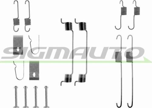 SIGMAUTO SK0699 - Комплектующие, барабанный тормозной механизм autospares.lv