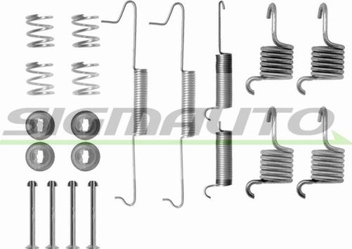 SIGMAUTO SK0649 - Комплектующие, барабанный тормозной механизм autospares.lv