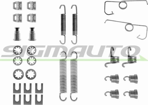 SIGMAUTO SK0644 - Комплектующие, барабанный тормозной механизм autospares.lv