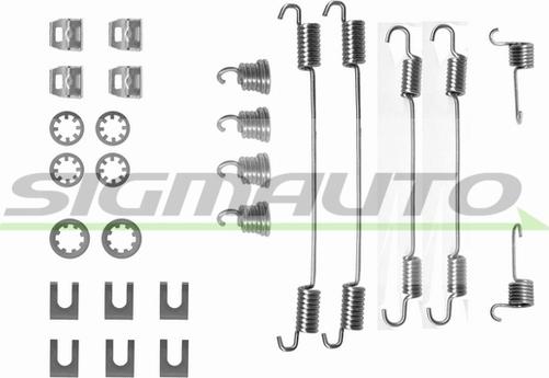 SIGMAUTO SK0656 - Комплектующие, барабанный тормозной механизм autospares.lv