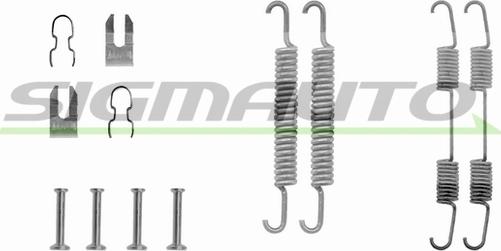 SIGMAUTO SK0666 - Комплектующие, барабанный тормозной механизм autospares.lv