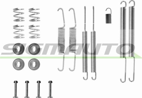 SIGMAUTO SK0609 - Комплектующие, барабанный тормозной механизм autospares.lv