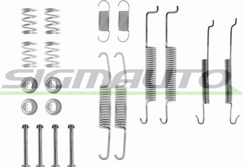 SIGMAUTO SK0680 - Комплектующие, барабанный тормозной механизм autospares.lv