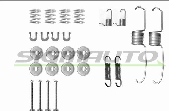 SIGMAUTO SK0637 - Комплектующие, барабанный тормозной механизм autospares.lv