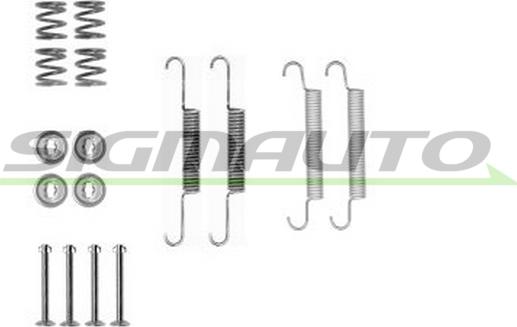 SIGMAUTO SK0020 - Комплектующие, барабанный тормозной механизм autospares.lv